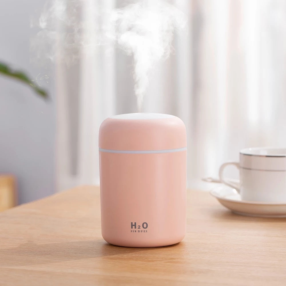 300ml Electric Air Humidifier Night Light | Aroma Oil Diffuser