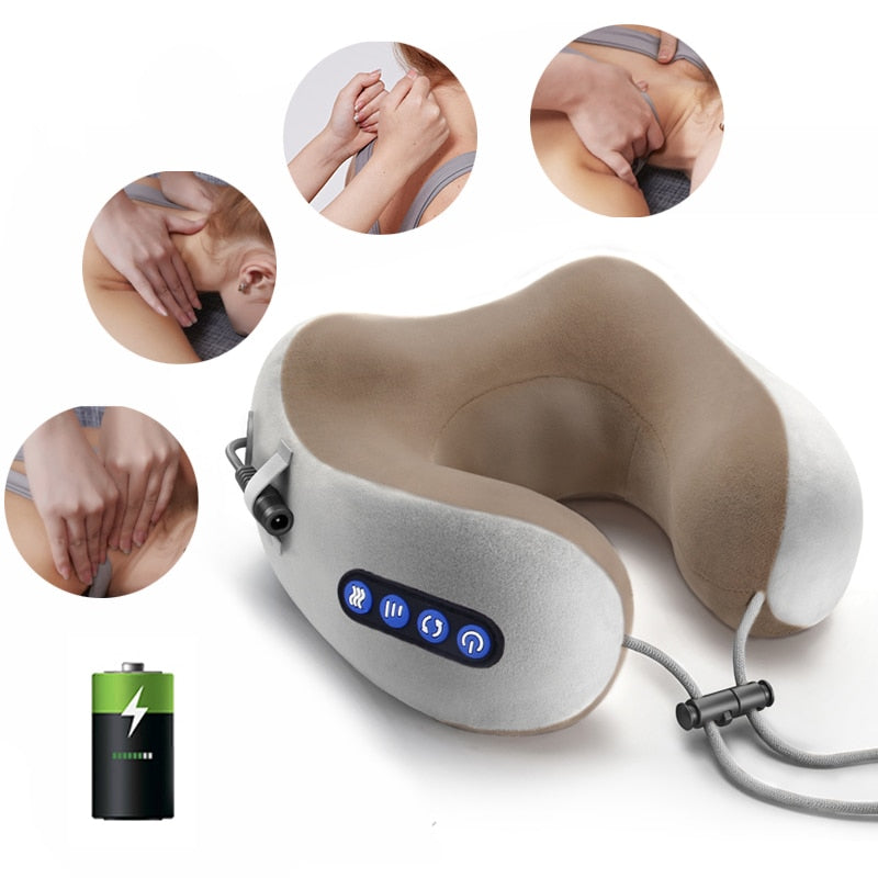 Factory Wholesale Electronic Neck Massager with Heat Best U Shape  Rechargeable Neck Massage Device - China Electronic Neck Massager, Neck  Massage Device