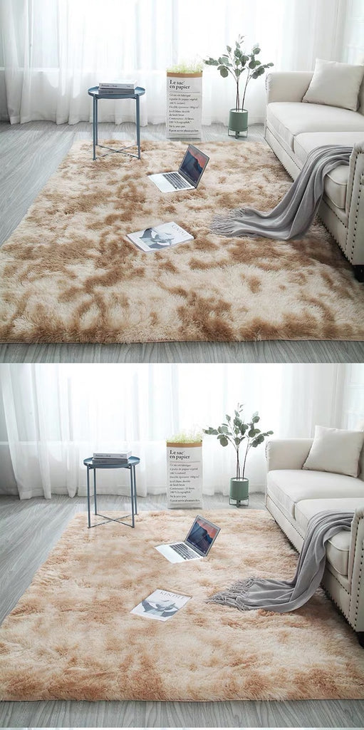  Tie-Dyeing Plush Soft Carpets