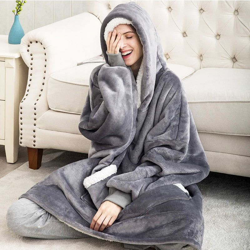 Women Oversized Hoodies Blanket Sweatshirt  Pullover Oversize Hoodies –  RainRider's Cozy Corner
