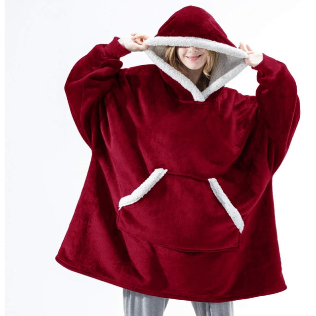 Women Oversized Hoodies Blanket Sweatshirt  Pullover Oversize Hoodies –  RainRider's Cozy Corner