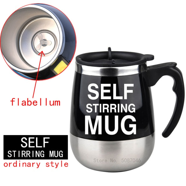 Self Stirring Mug - Magnetic Mixing - Top Kitchen Gadget