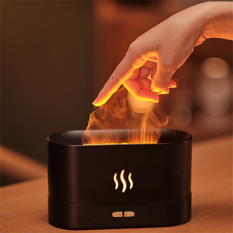 Flame Humidifier Night Light LED | Home Decorations | DIY Home Decoration