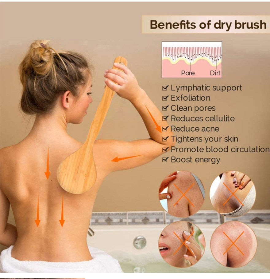 Natural Bristle Bath Brush