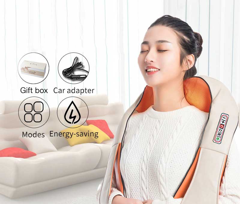 Dropship Electric Neck Massager U-Shaped Heating Shiatsu Back Shoulder  Massager Relaxation Tool US Plug 100-240V to Sell Online at a Lower Price