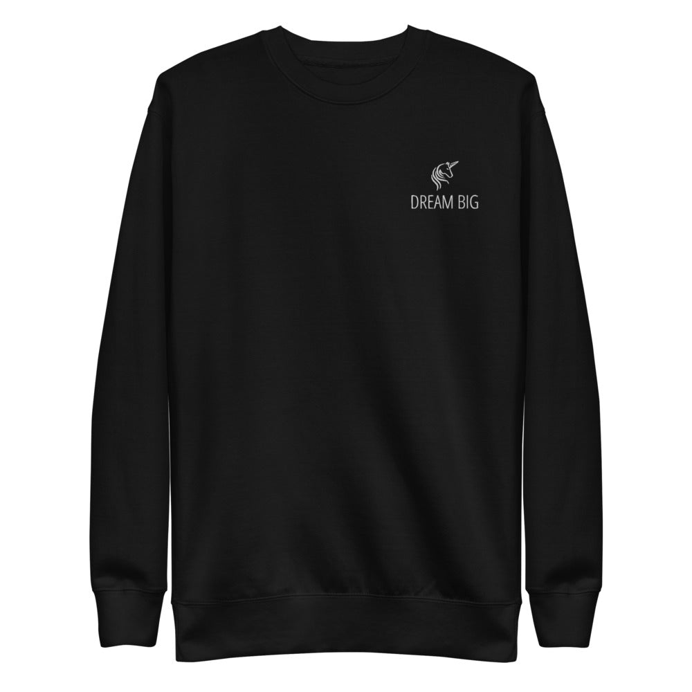 Dream Big Unisex Fleece Pullover Sweatshirt | Long Sleeve Sweatshirt 